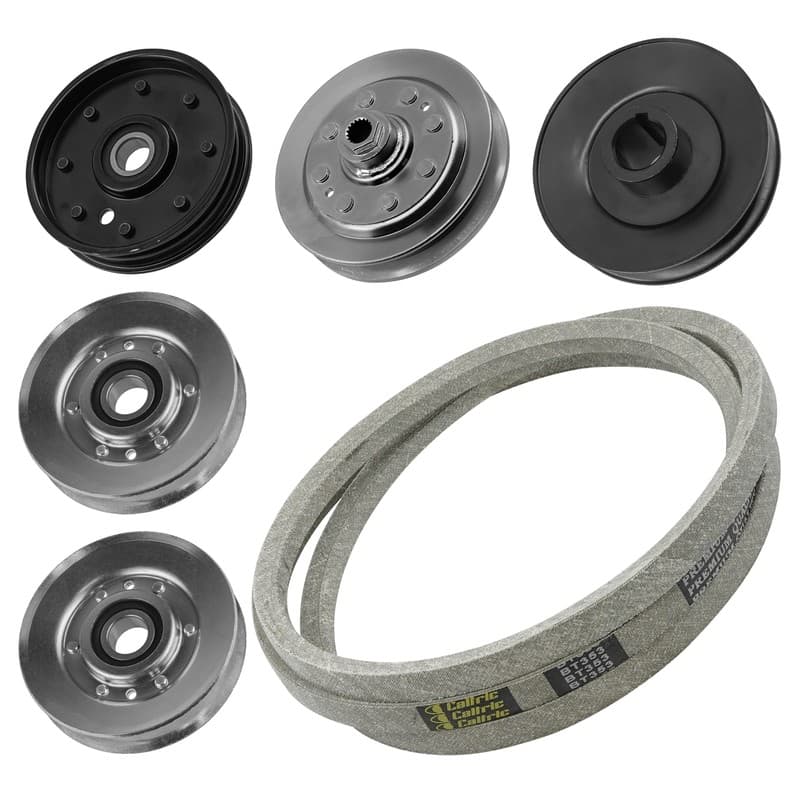 Drive Idler Pulleys And Belt For John Deere GT225 GT235E GT235 GT245 GT255