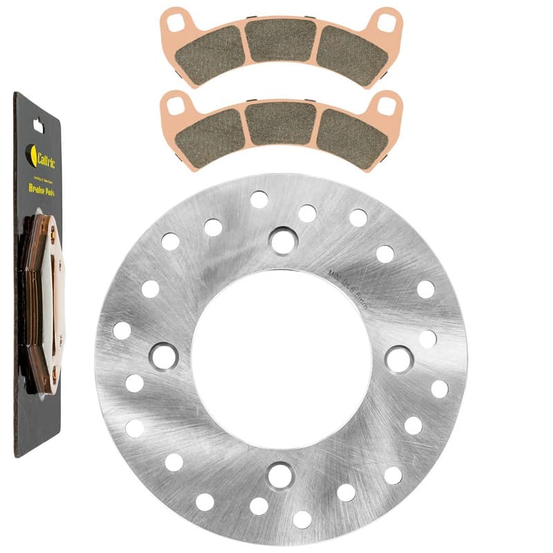 Front Brake Disc Rotor W/ Pad For Polaris RZR XP Turbo 2017-2021 5267607 2206231