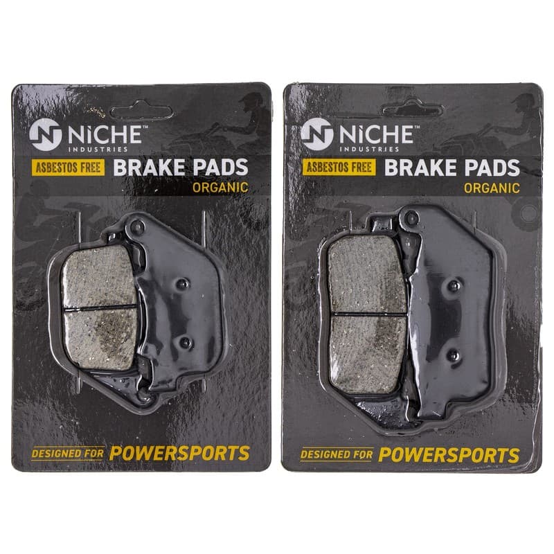 NICHE Brake Pad Set for Harley-Davidson Sportster 1200 883 Iron Complete Organic