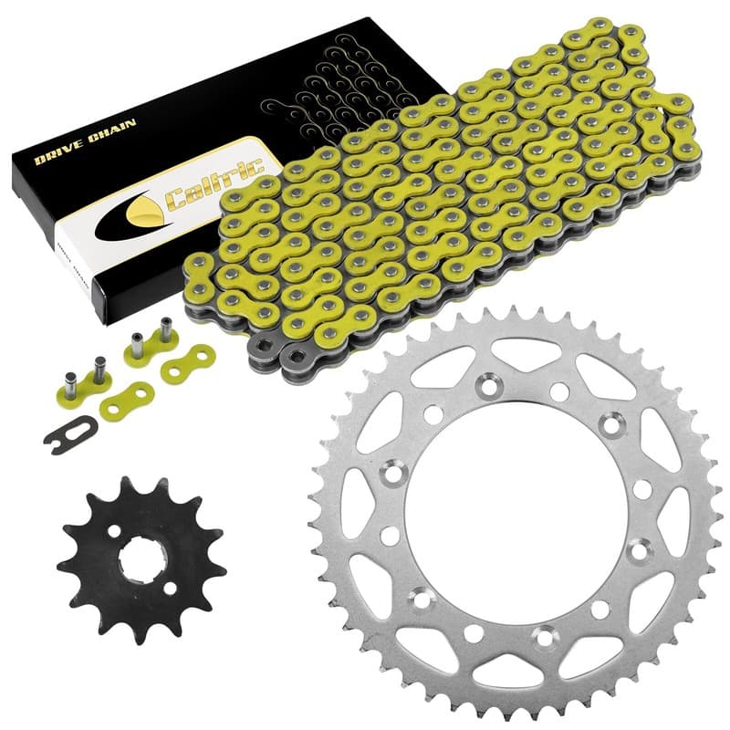Drive Chain W/Front Rear Sprockets Kit for Honda XR200R 1986-2002