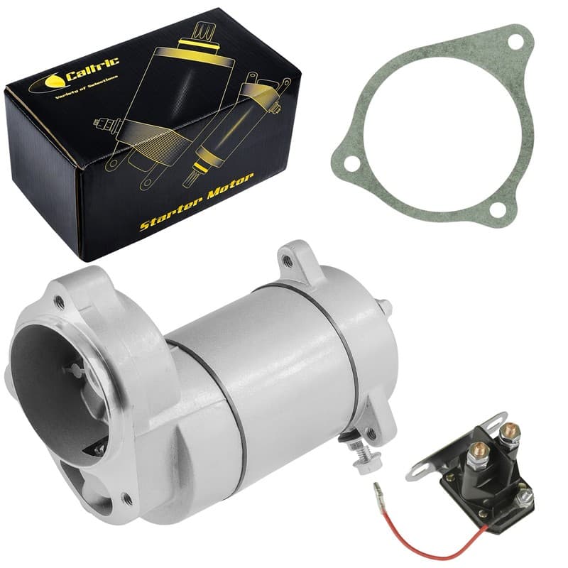 Starter & Relay Solenoid for Polaris Trail Boss 350L 2X4 4X4 1990 1991 1992