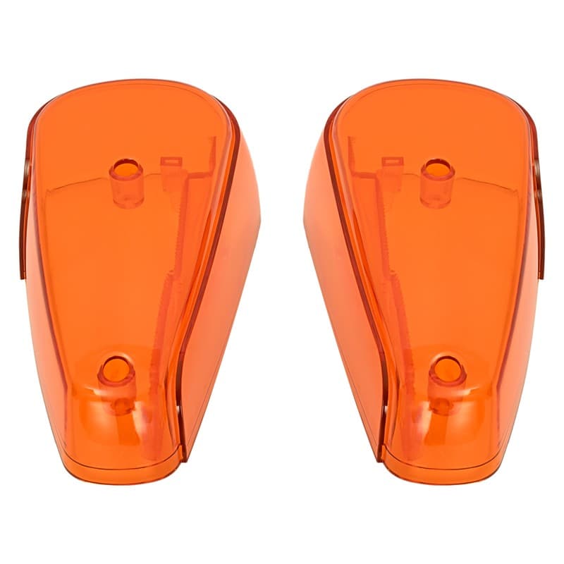For Volkswagen Super Beetle Thing 70-79 2PCS Front Amber Turn Signal Light Lens