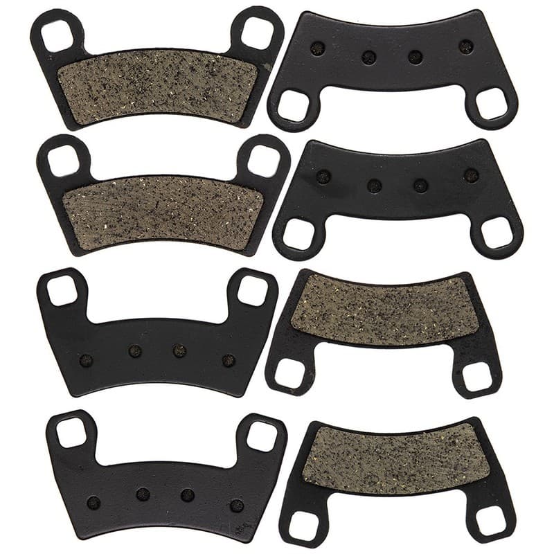 NICHE Brake Pad Kit for Polaris RZR 900 1000 2203318 2206025 Front Rear Organic