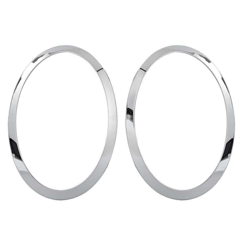 For Mini Cooper S F55 F56 F57 2014-2021 Chrome Headlight Ring Bezel Cover Trim