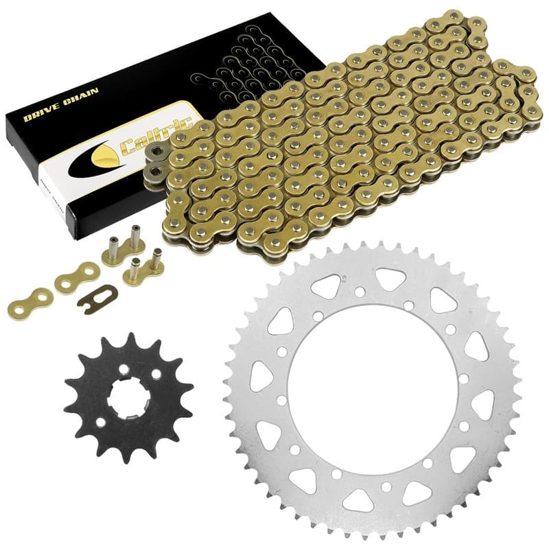 Drive Chain & Sprocket Kit for Yamaha WR250Z 1991 1992 1994 1996