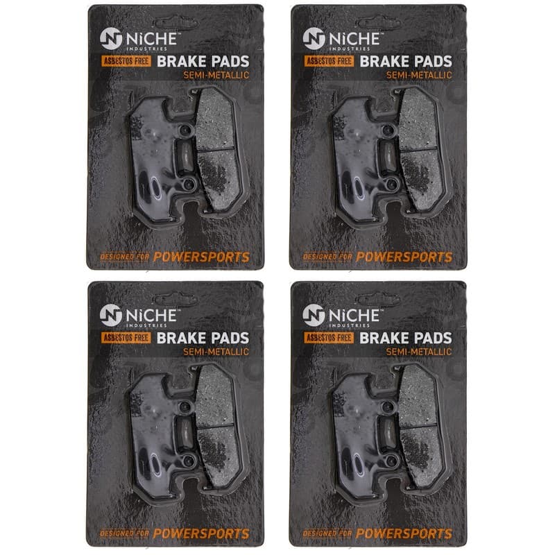 Brake Pad Set for Honda Goldwing 1500 06455-MT8-405 Front Semi-Metallic 4 Pack