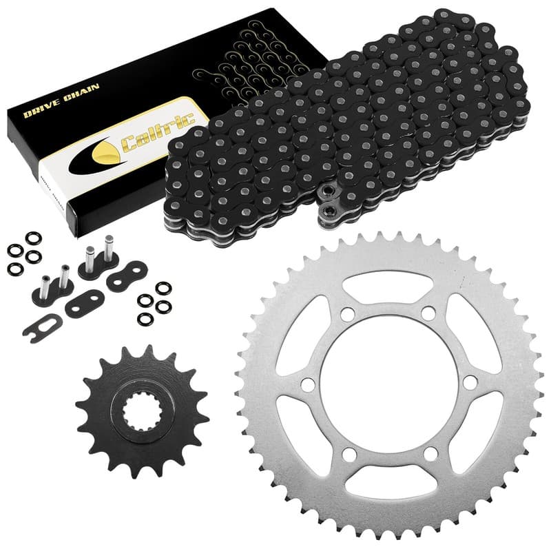 Black O-Ring Drive Chain & Sprockets Kit for Yamaha R6 YZF-R6 2003 2004 2005