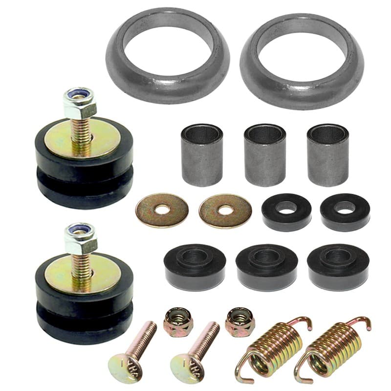 Black Exhaust Muffler Kit For Polaris Sportsman 570 EFI 2014-2022 5243518