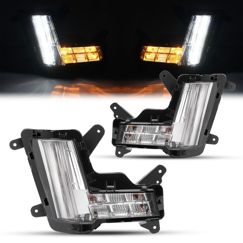LED For Cadillac Escalade w/o Crash Brake 2015-2020 LH&RH Fog Light Bumper Lamp