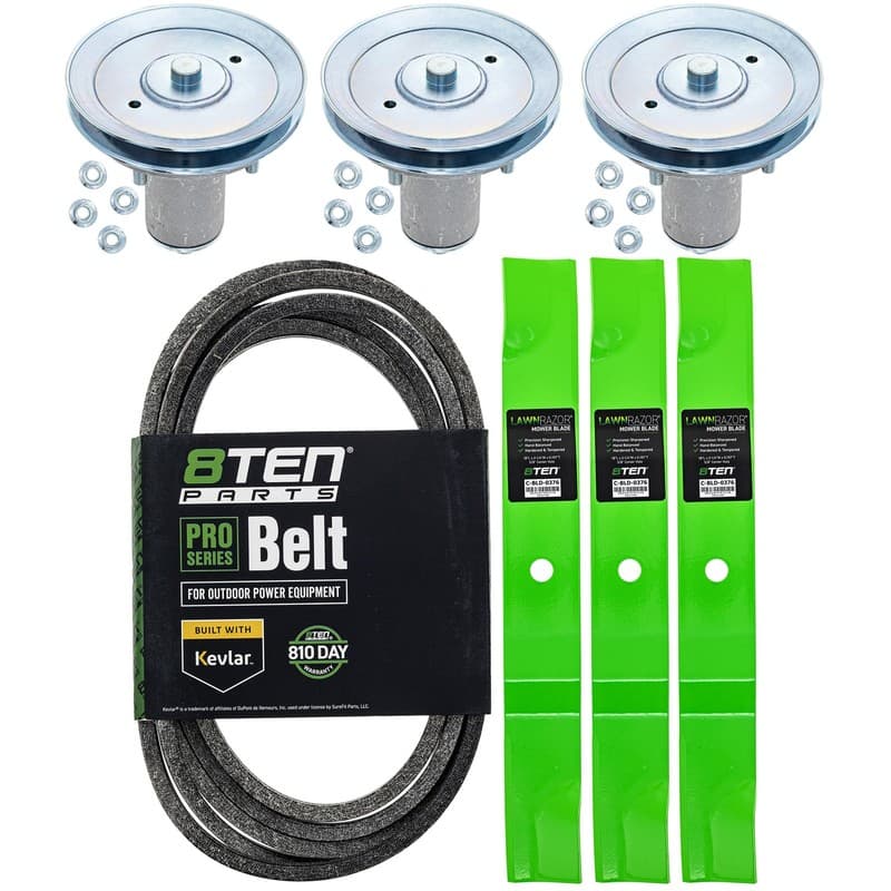 8TEN Blade Spindle Belt Kit for Ariens Gravely Edge 52-Inch Deck 04771200