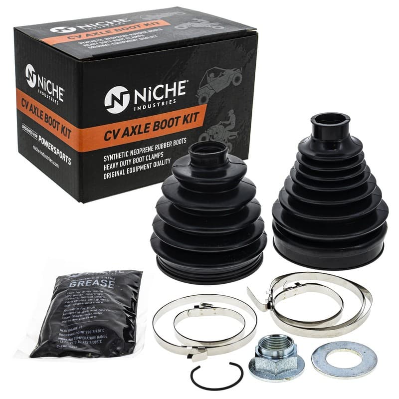 NICHE Rear CV Axle Boot Kit for Yamaha Wolverine RMAX2 RMAX4 1000 YXE10