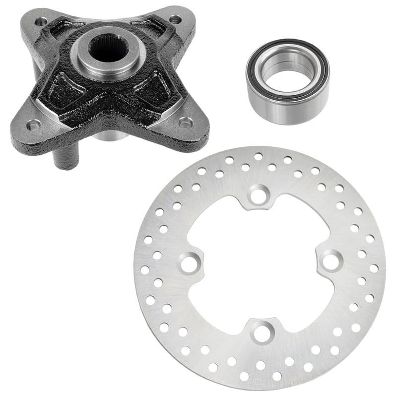 Rear Brake Disc Rotor Wheel Hub Bearing for Polaris RZR XP 900 2011 2012 2013
