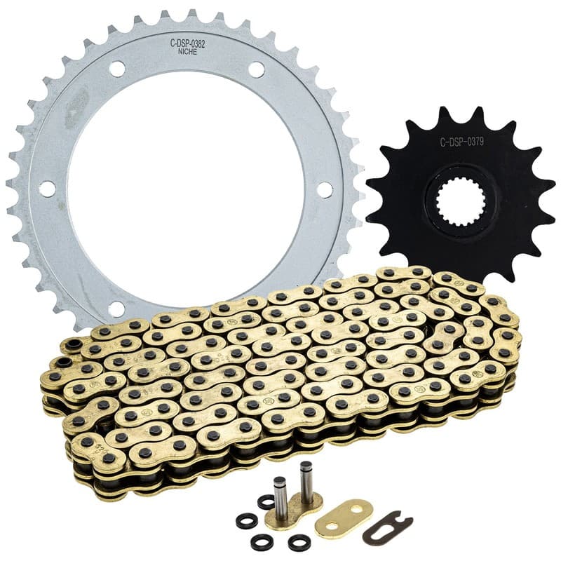NICHE Sprocket Chain Set for BMW G310GS G310R 16/40 Tooth 520 X-Ring Front Rear