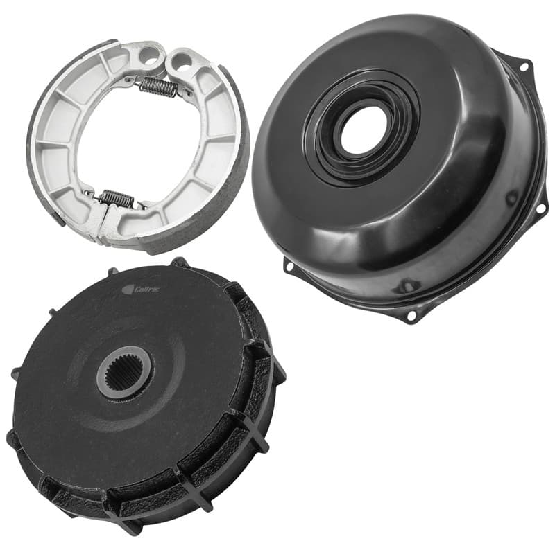 Rear Brake Drum & Cover w/Brake Shoes For Honda Rancher 420 TRX420 4x4 2014-2027