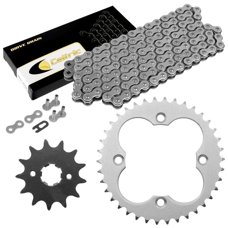 Drive Chain & Sprockets Kit for Honda TRX250R TRX250X Fourtrax 250 1987-1992