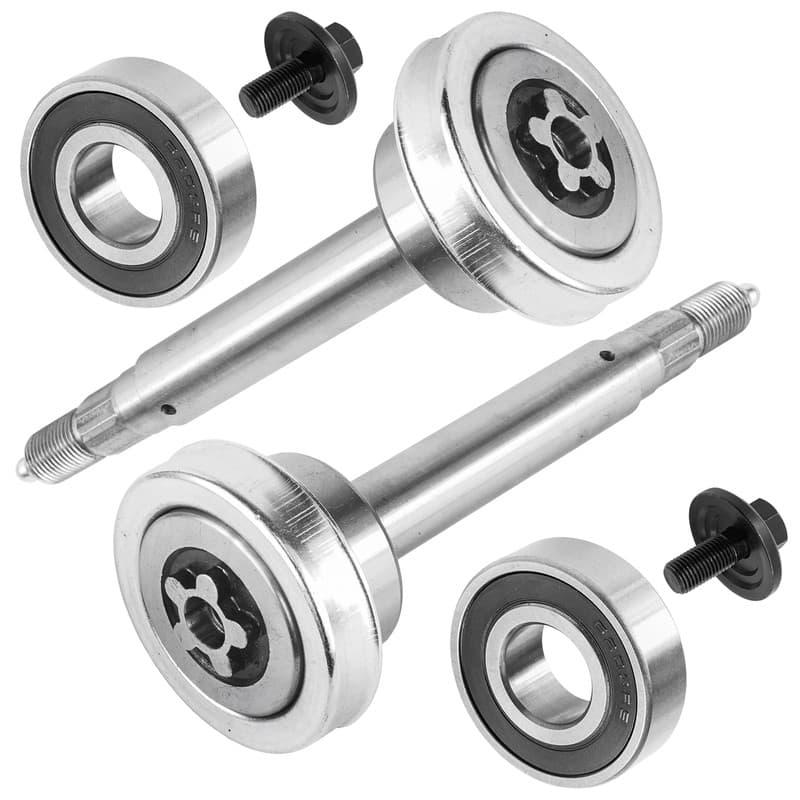 2 Spindle Shaft w/Bearing for Husqvarna 532187291 187291 192872 532192872 285766