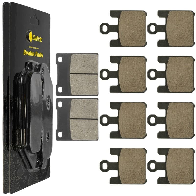 Caltric Front & Rear Brake Pads for Kawasaki ZX12R ZX-12R Ninja ZX1200 2004 2005