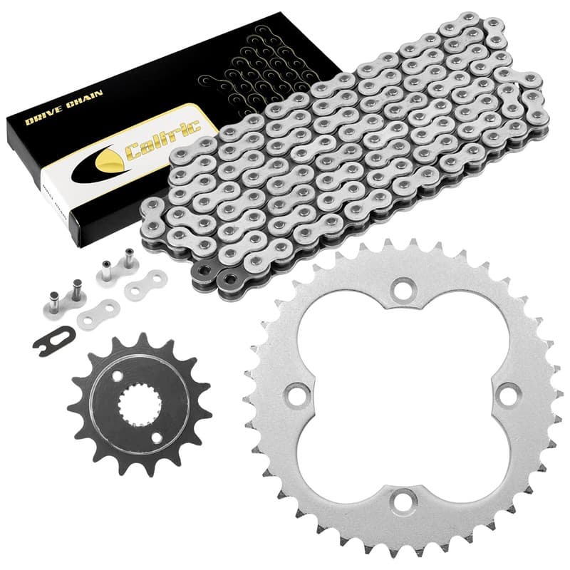 Drive Chain & Sprockets Kit for Honda TRX400EX Sportrax 400 2X4 1999 2000-2004
