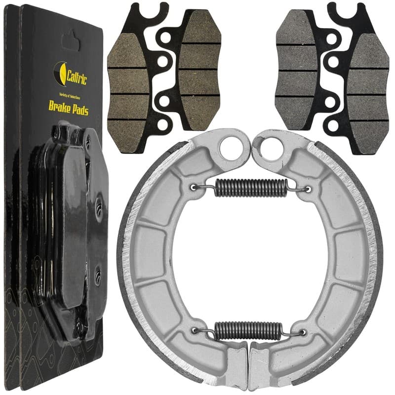 for Kawasaki KLF300 Bayou 300 4X4 1989-2004 Front Brake Pads / Rear Brake Shoes