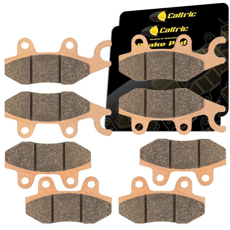 Caltric Sintered Front & Rear Brake Pads For Yamaha Rhino 700 YXR700F 2008-2013