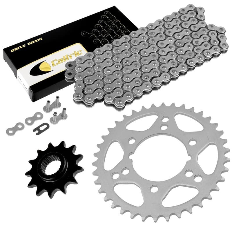 Non O-Ring Drive Chain & Sprockets Kit for Polaris Scrambler 400 4x4 1996 - 1999