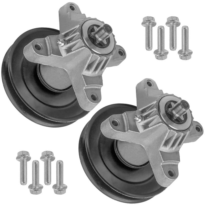 2 Spindle Assembly W/Bolt for MTD Cub Cadet 618-04474 618-04474A 618-04474B