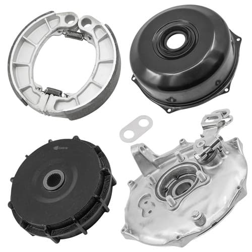 Caltric Rear Brake Panel & Drum For Honda Foreman 520 TRX520 2020-2026