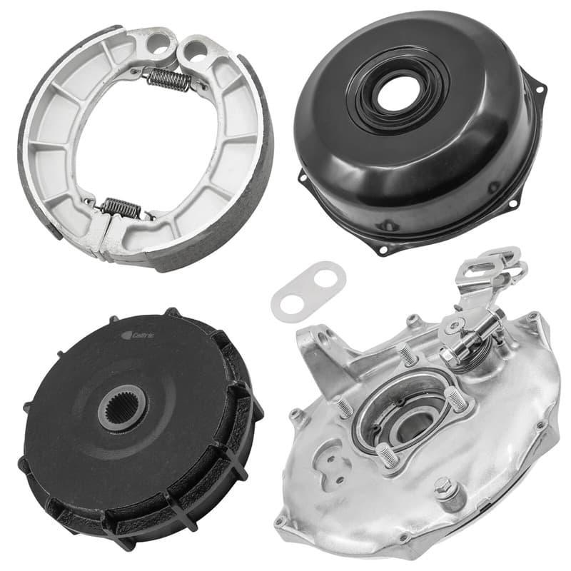 Caltric Rear Brake Panel & Drum For Honda Foreman 520 TRX520 2020-2026