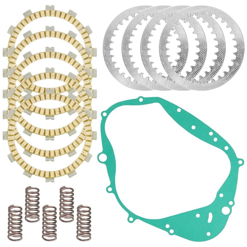 Caltric Clutch Friction w/ Steel Plates Kit for Suzuki DR-Z125 DRZ125 2003-2026