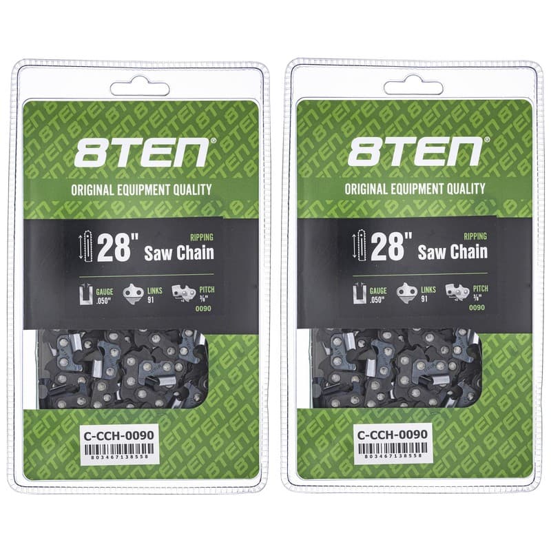 Ripping Chainsaw Chain 28 Inch .050 3/8 91DL for Stihl MS440 MS660 MS460 2 Pack