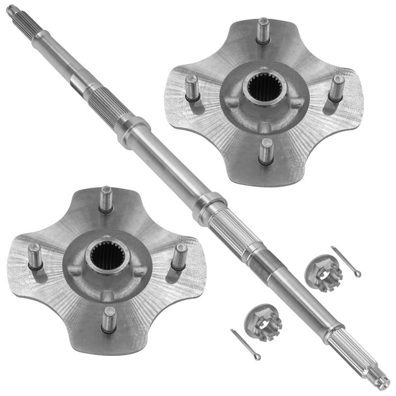 Rear Axle Shaft W/ Wheel Hub Nuts for Honda TRX300FW Fourtrax 300 4X4 1992-2000