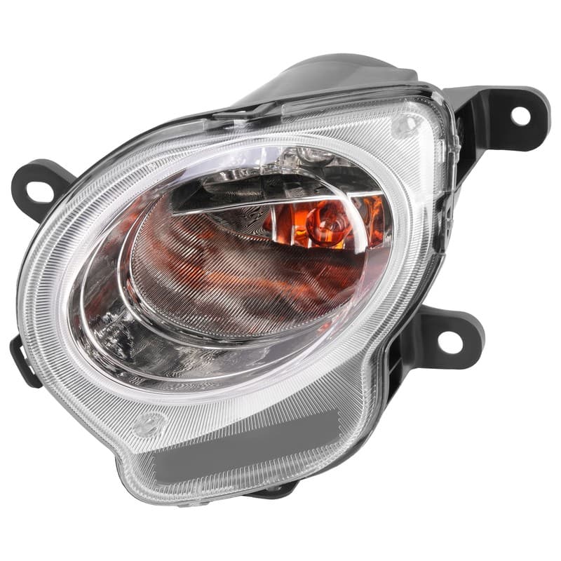 Turn Signal Light Left w/Bulb & Chrome Trim Parking Lamp For Fiat 500 2012-2017