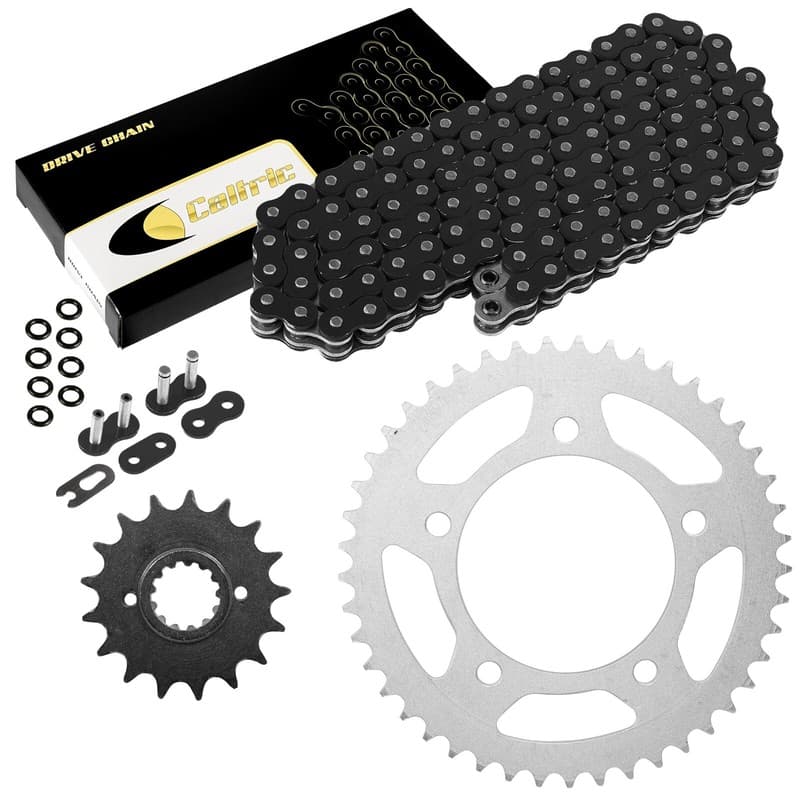 Black O-Ring Drive Chain & Sprockets Kit For Honda CBR1100XX Blackbird 1997-2007