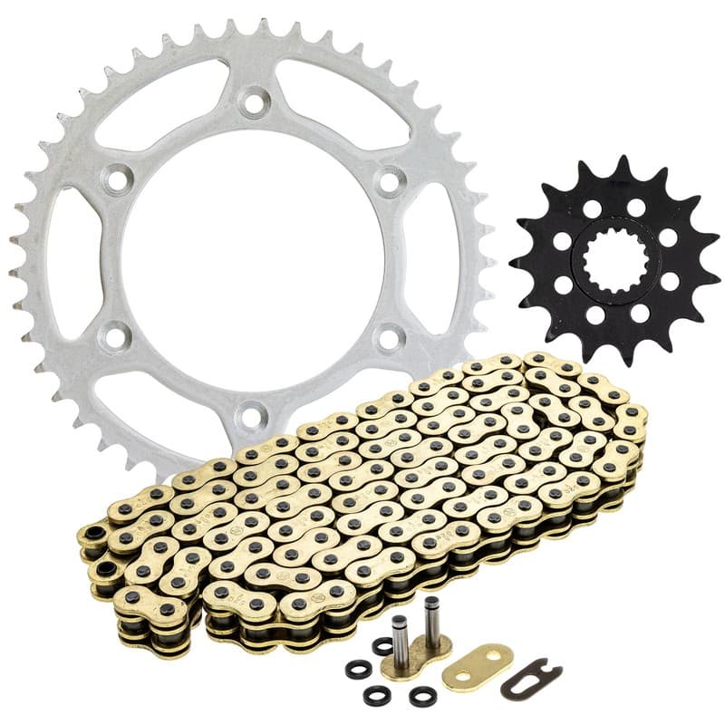 Sprocket Chain Set for KTM 450 400 EXC 525 MXC 15/45 Tooth 520 X-Ring Front Rear
