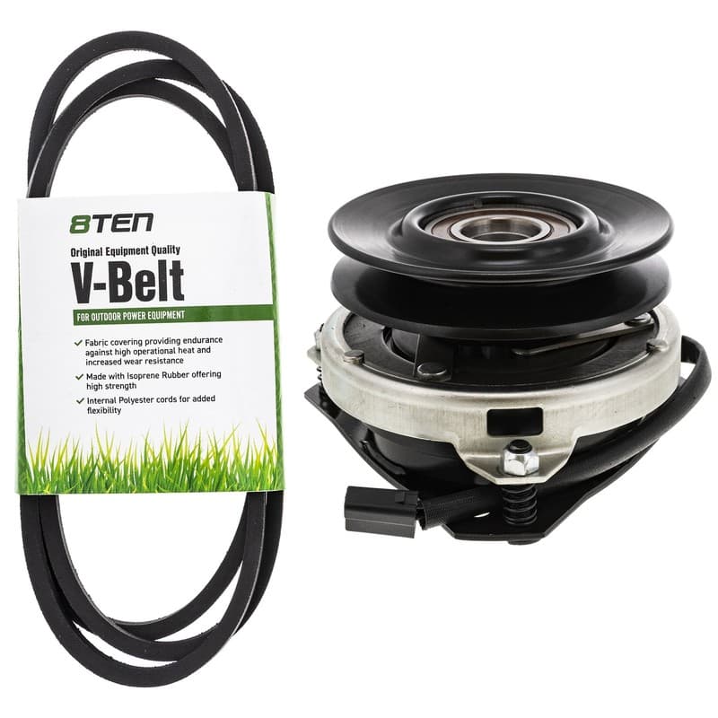 Electric PTO Clutch & Belt Kit for Husqvarna YTH180 YT180