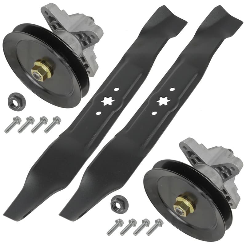 Deck Spindle with Pulley & Blade For MTD Huskee MasterCut Gold Yard Machines 42"