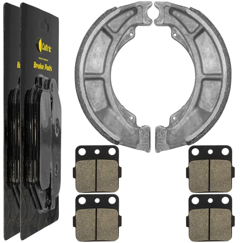 Front Brake Pads And Rear Brake Shoes for Suzuki LT-Z250 Quadsport 250 2004-09