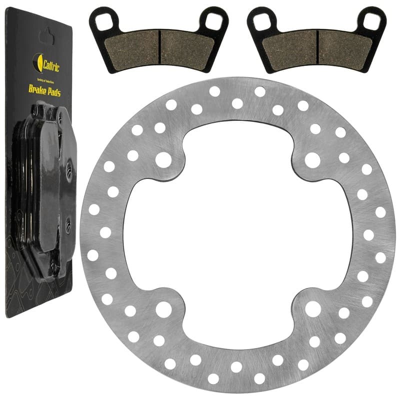 Front Brake Disc Rotor And Pads for Polaris RZR S 800 EFI 2009 2010 2011-2014