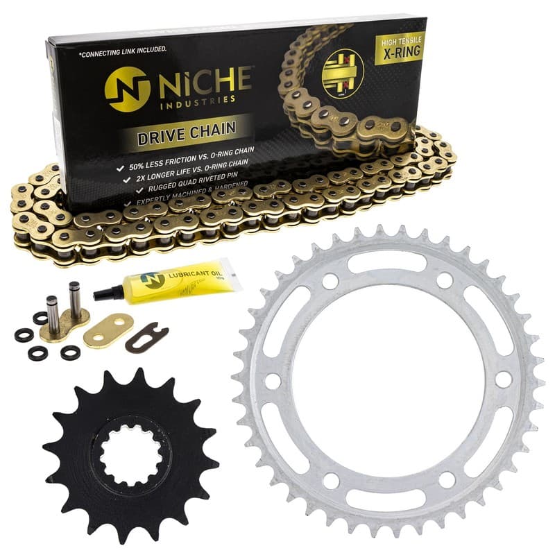 Sprocket Chain Set for Honda CBR600RR 16/42 Tooth 525 X-Ring Front Rear Kit