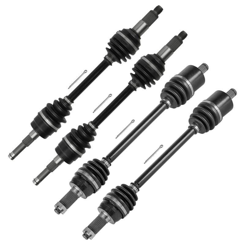 Caltric Front & Rear Axles For Polaris Scrambler 850 HO 2013-2015 Left & Right