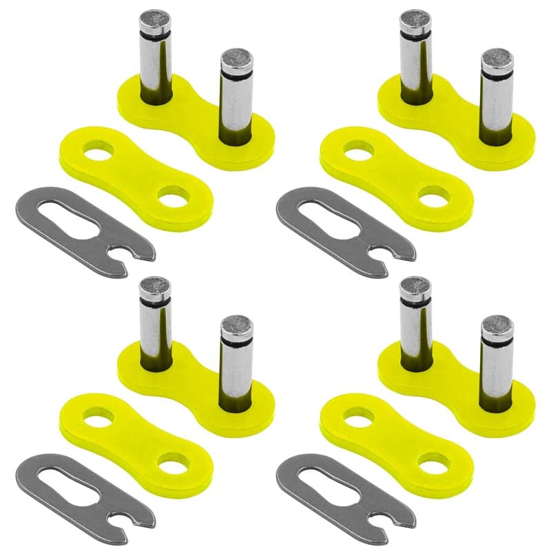 Caltric 520 Chain Master Link For Motorcycle Bike ATV Connecting Link Yellow