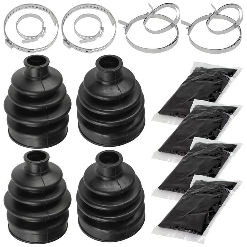 2 Rear Axle LH or RH Inner Outer CV Boot Kit for Yamaha Kodiak 700 YFM700 16-20
