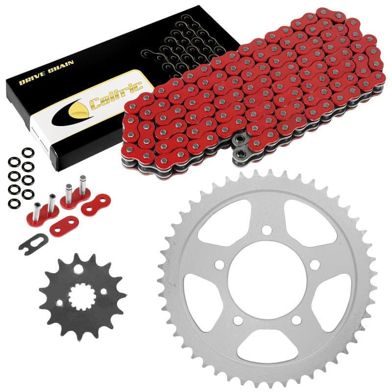 Red O-Ring Drive Chain & Sprockets Kit for Suzuki GSX600F Katana 600F 1998-2006