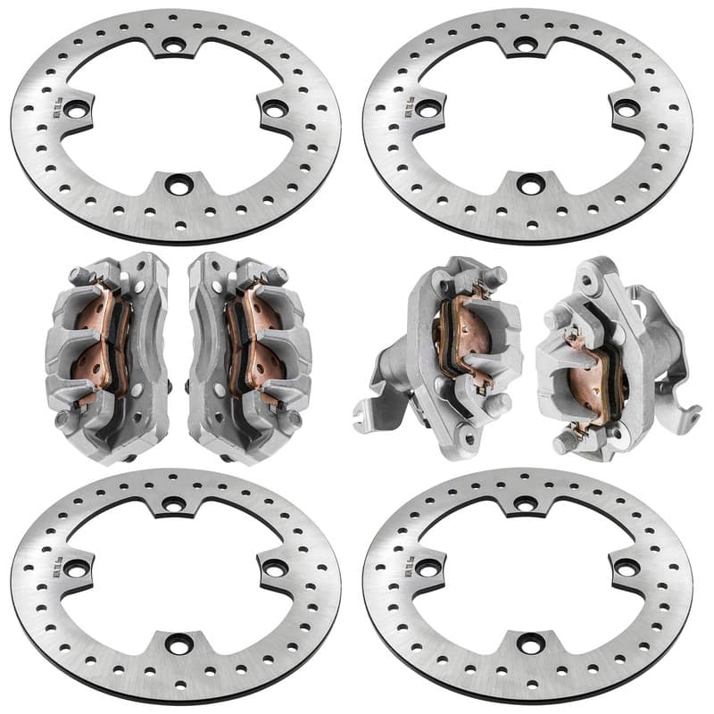 Front & Rear Brake Caliper with Disc For Kawasaki Teryx KRX 1000 KRF1000 2020-26