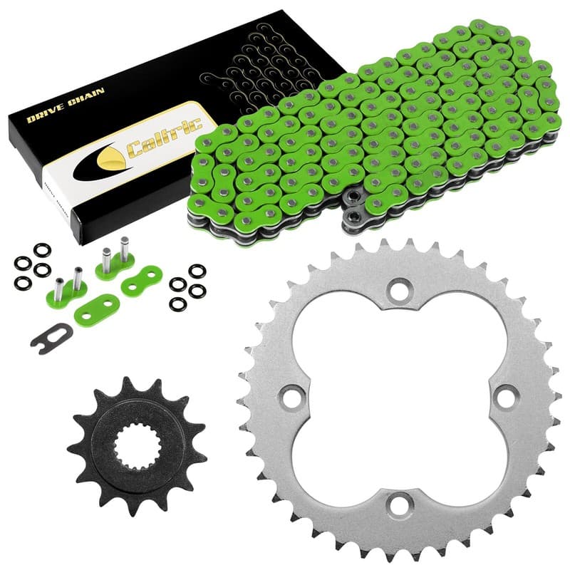 Green O-Ring Drive Chain & Sprockets Kit for Honda TRX450R TRX450ER 2006-2014
