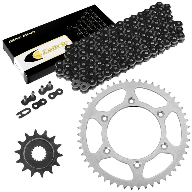 Black Drive Chain And Sprocket Kit for Honda CR250R 1987 1988