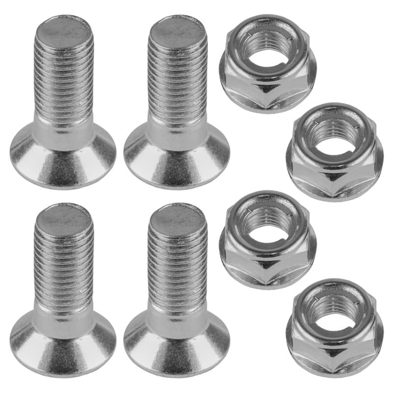 4x Rear Wheel Axle Sprocket Bolt & Nut For Honda ATC250R 1986