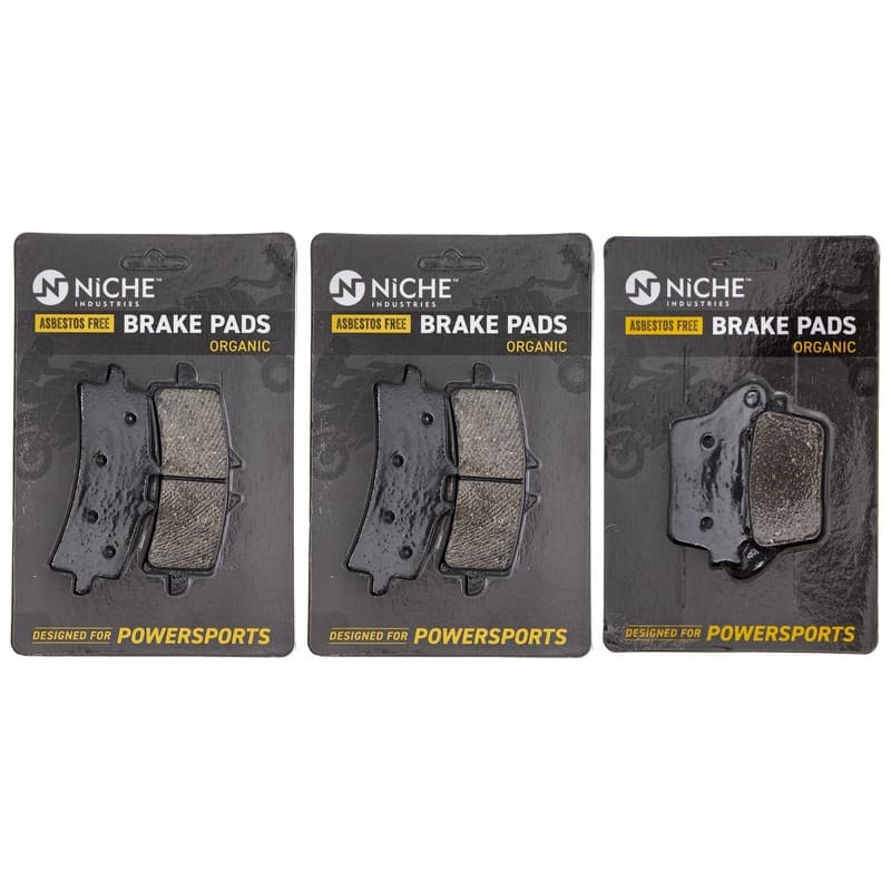Brake Pad Set for Suzuki GSXR600 GSXR750 Kawasaki Ninja ZX10R Front Rear Organic