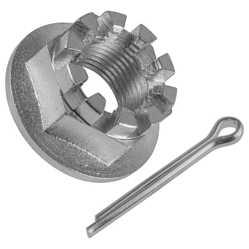 Front Rear Axle Castle Nut & Pin for Honda TRX200 Fourtrax 200 1990-1997