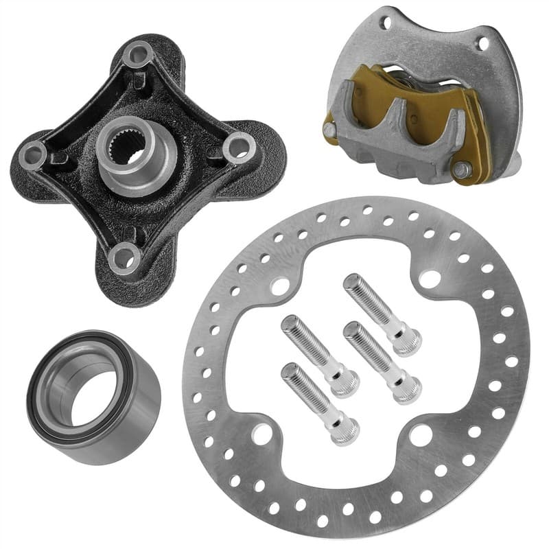 Rear Right Brake Caliper & Disc w/ Wheel hub For Polaris RZR XP 1000 2014-2017